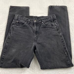 Vintage 505 Black Distressed Orange Tab Levi’s